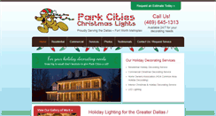 Desktop Screenshot of parkcitieschristmaslights.com